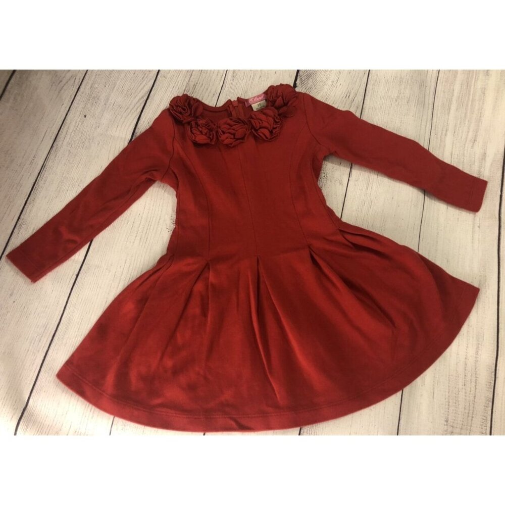 Eland Red Dress Size 2T